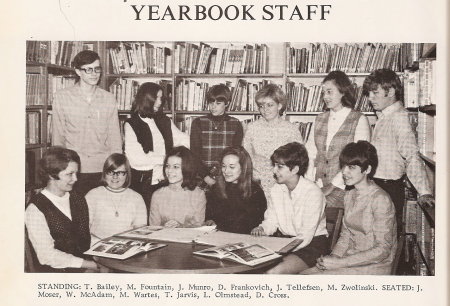 Yearbook staff 1970