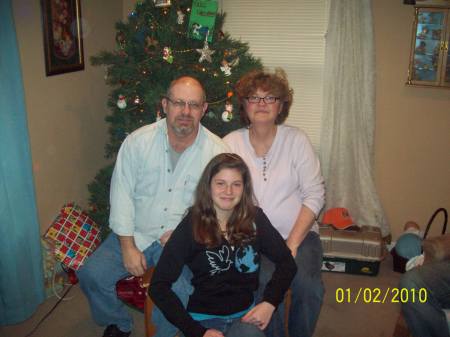 me my wife and daughter