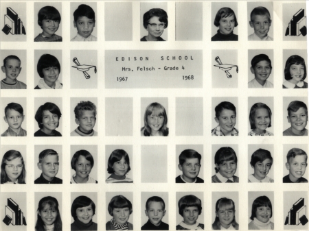 Edison School-Mrs. Felsch-1967-1968-Tony Roman