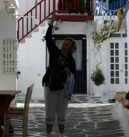 Gerrie in Mykonos 10/2009