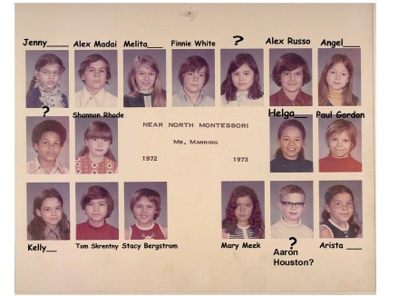 Montessori Class Picture 1972-1973