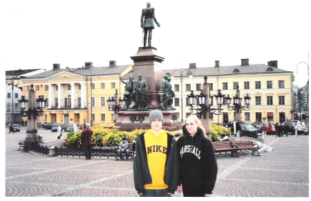 Justin and Kendra in Finland