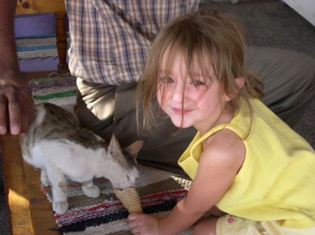 Darby in Karnak, Egypt 2005