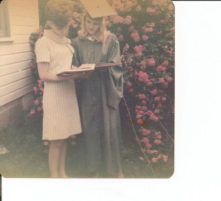 Teresa's Graduation Day with sis Janice