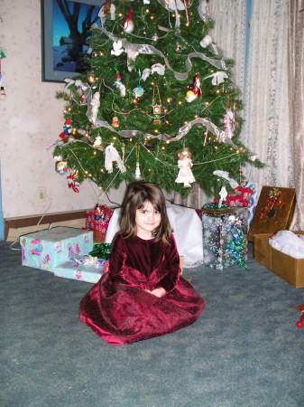 Amy's Christmas Pose '06