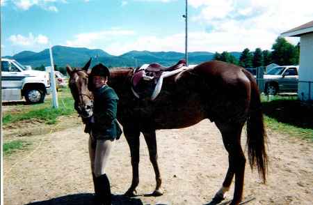 My daughter's horse Luke