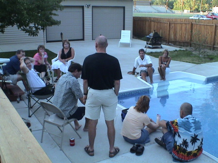 Saturday Steak Fry at Keller's House