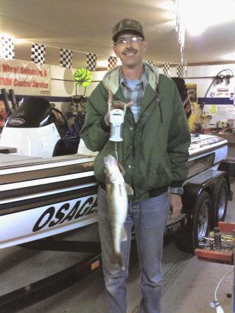 Keith G with walleye