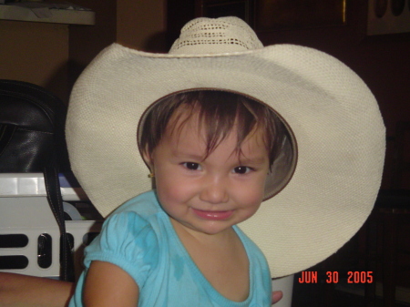 Granddaughter Tori at age 2