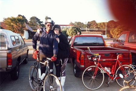 with Kat, Macy's Great Race 1991