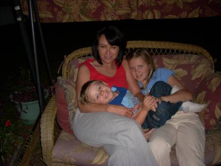 Eldest daughter Michelle and her two youngest