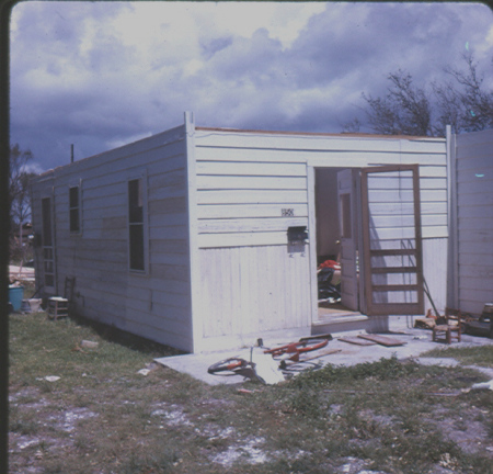 A blown roof