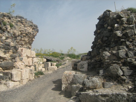 ancient Roman road up Har Sha'ul