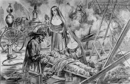 chicago fire 1871, sisters of mercy