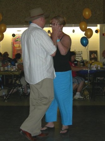 Tommy and I dancing