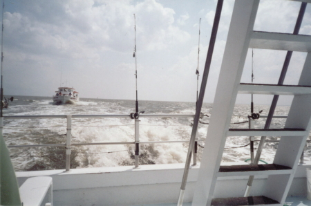 Looking off the boat