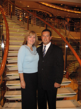 On the Cruise Ship -- Becky & I