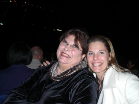 Gwen and me at Cirque de Soleil, Nov. 2008