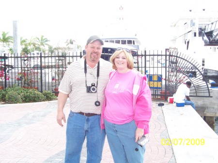 Larry & Cyndi in Fort Lauderdale Feb 2009