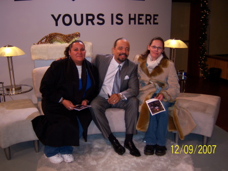 My wife and cousin with ICE-T in NYC 07