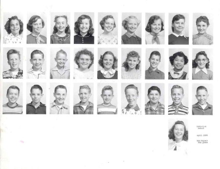 Mrs. Nugent 6th Grade 1954 to 1955