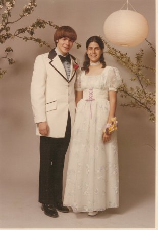 Fred Howat and Sue at prom