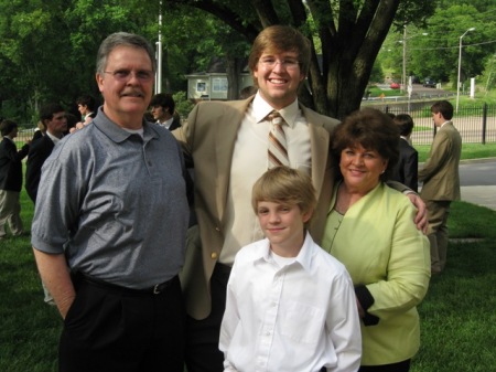 Dad, Trace, Mom, Wesley