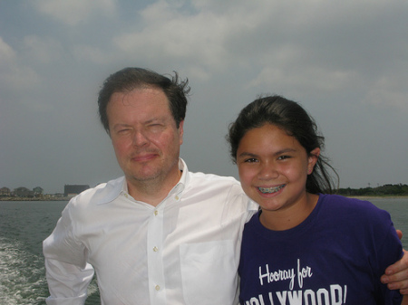 Kate and dad, July 09