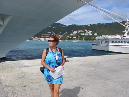 Fanny, in Saint Thomas by our ship, the Glory