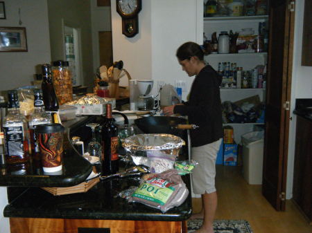 My kitchen New Year's eve