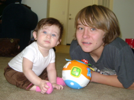 My son Jon and his niece Taryn