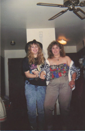 becky & tami verstrate new years eve 1990-91
