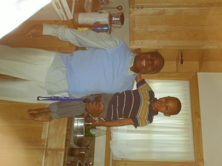 Me and my grandson Eldridge