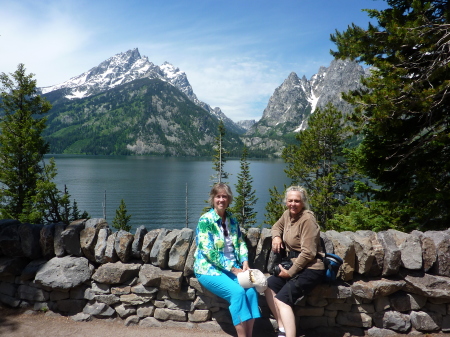 Shirley and me, Tetons '09