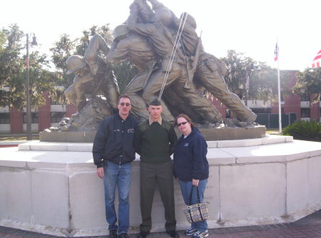 son becomes a marine