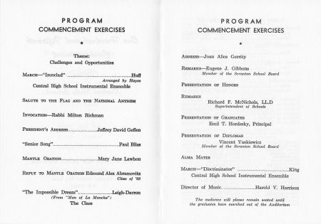 1967 Commencement Page 2 & 3