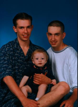 My three boys from 2000