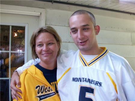 With Nick at WVU tailgate