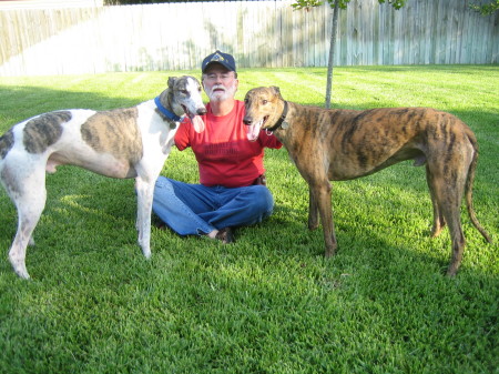 John, with Traveller and Jean-Luc