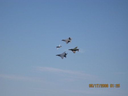 P-51, F-22, F-15, F-4