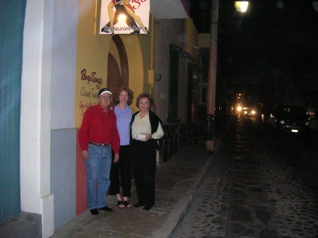 My parents and I in Ajijic, Jalisco Mexico