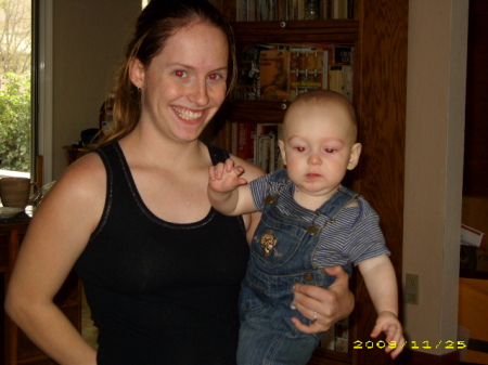 Our daughter, Erin & her son Aiden