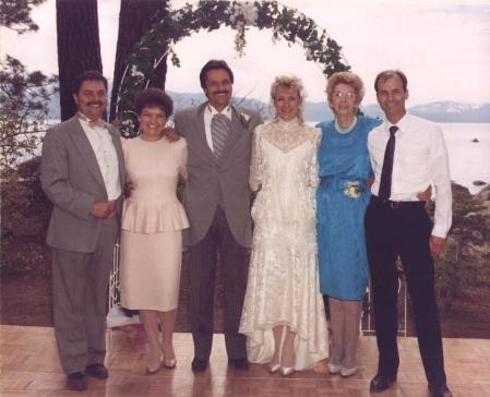 Brother Chris' wedding, Lake Tahoe, 1989
