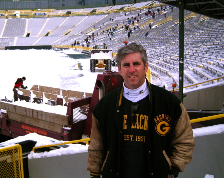 Lambeau Field the day before the game