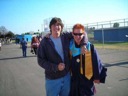 My son Ryan Graduation Day w/ Best Friend