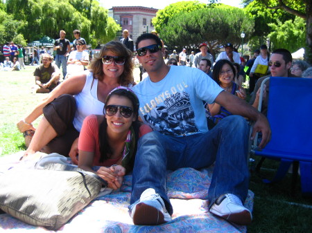 me, Ryan and Lindsay in SF at Jazz Festival