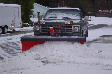 Done shoveling snow