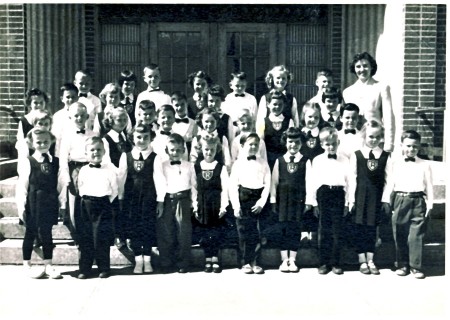 Grade 1 class 1956-57 Rockwood School