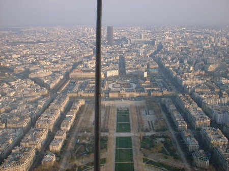 view from the top of the Eiffel Tower