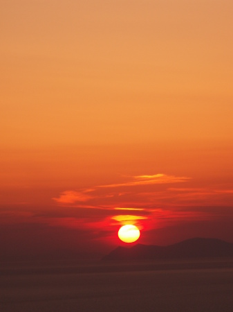 Santorini is famous for its Sunset